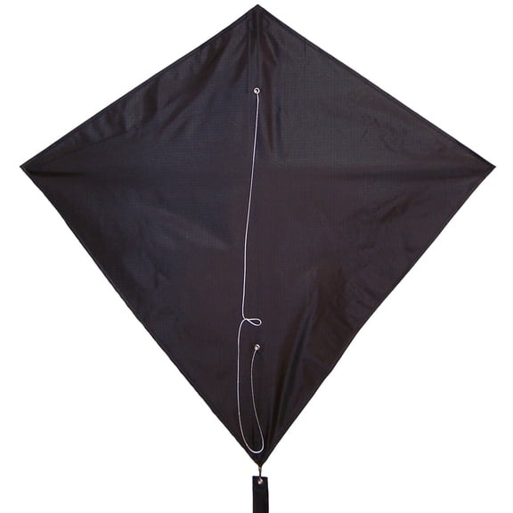 In the Breeze 2996 — Black Diamond Kite, 30-inch Ripstop Single Line Kite - Fun for All Ages