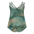 thumbnail image 7 of GA WEIHUA Women Eyelet Tank Tops Floral Sleeveless Shirts Square Neck Summer Casual Top Cute Loose Fit Camisoles(Green,XXL), 7 of 7