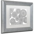 thumbnail image 2 of Trademark Fine Art "Mixed Coloring Book 50" Canvas Art by Kathy G. Ahrens, White Matte, Silver Frame, 2 of 4