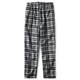 thumbnail image 3 of Ma Croix Mens Flannel Fuzzy Pajama Pants Fleece Brushed Sweatpants Sherpa Sleepwear, 3 of 8