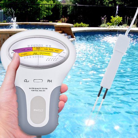 1 PH and Cl2 Probe Tester Swimming Pool Spa Hot Tub Water Quality Tester