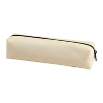 Hiroekza Oxford Cloth Pencil Case Pencil Pouch - Large Capacity, Multi-Use Organizer for College, Office & Travel Beige
