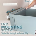 thumbnail image 3 of Tehila Wall-Mounted Gray Utility Sink with Drain Assembly Kit, 3 of 9
