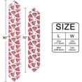 thumbnail image 2 of GZHJMY Watermelon Table Runner Hearts Seasonal Table Cloth Runner for Kitchen Dining Table Wedding Party Holiday Coffee Dining Home Decor 13 x 70 Inches, 2 of 7