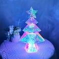thumbnail image 4 of Prismatic Iridescent Christmas Tree Light 12 Inch Holographic Christmas Tree Decorations Christmas Decorations Indoor Desktop Colorful Glow Lights for Indoor Holiday DéCor Christmas Eve, 4 of 6