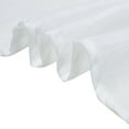 thumbnail image 3 of BalsaCircle 60" x 102" White Rectangular Premium Polyester Faux Burlap Tablecloth Reception, 3 of 7