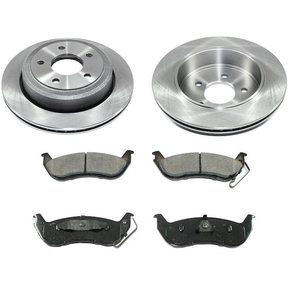 Rear Brake Pad and Rotor Kit - Compatible with 2010 - 2011 Ford Ranger