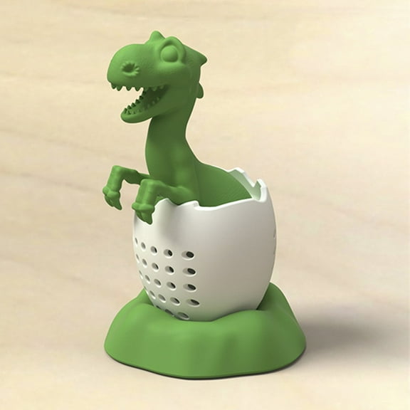 Clearance Under $5 Silicone Dinosaur Tea Bag Tea Filter Strainer Loose Tea Strainer Coffee Spice
