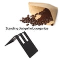 thumbnail image 4 of Coffee Filter Paper Holder, V Shaped Coffee Filter Holder Stainless Steel Cone  Coffee Paper Storage Rack Dual Capacity Coffee Filter Paper Container Stand for Coffee Home, 4 of 8