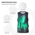 thumbnail image 3 of Naloa Northern Lights 2 Basketball Jersey Reversible Men's Mesh Athletic Sports Shirts Training Practice S-4XL3X-Large, 3 of 6