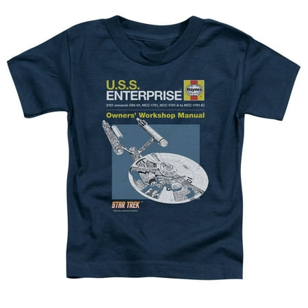 

Star Trek Enterprise Manual Toddler T-Shirt Navy