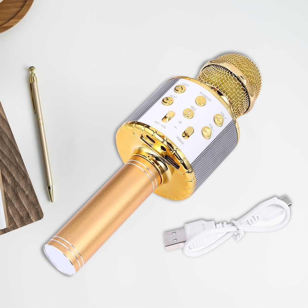 Microphone,Wireless Microphone Noise Reduction Voice Changer,1800mAh