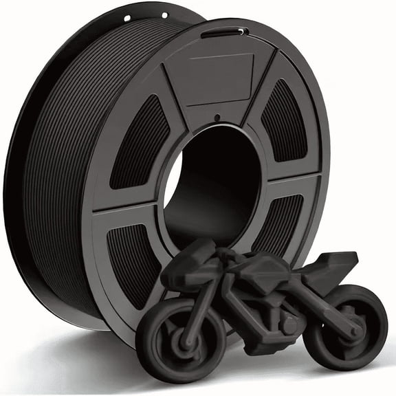 3D Printer PETG Filament 1.75mm 250g, black, Strong Toughness, Wiring Tightness, Dimensional Accuracy /- 0.03mm