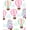 Pink, Pattern 5, variant on ODIKA 4'x6' Machine Washable Non-Slip Area Rug, Adventure Sky Journey With Adorable Creatures Flying Balloons High Traffic Rug, Blue, 682592