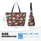 thumbnail image 4 of Easygdp Skull and Roses Bolsa de Viaje de Playa de Gran Capacidad, Bolsa Tote Perfecta para la Playa, Escapadas de Fin de Semana y Viajes, 4 of 7