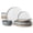 Multicolor, variant on 12 Pieces Dinnerware Sets, Dishes Set For 4, Plates And Bowls Set, Perfect For Your Friend For Housewarming, Thanksgiving, Christmas，Brown