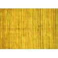 thumbnail image 1 of Ahgly Company Machine Washable Indoor Rectangle Oriental Yellow Modern Area Rugs, 8' x 10', 1 of 4