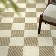 thumbnail image 7 of WIPONKEN 8'x10' Area Rugs for Living Room Large Checkered Modern Brown Rugs for Bedroom Office Machine Washable Farmhouse Dining Room Geometric Contemporary Rugs Non Slip Rugs, 7 of 7