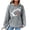 Gray 13001, variant on OWMEOT Waffle Hoodies for Women Football Printed Raglan Long Sleeve Hooded Sweatshirt Loose Comfy Rugby Pullover Tops