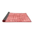 thumbnail image 2 of Ahgly Company Indoor Square Abstract Red Contemporary Area Rugs, 3' Square, 2 of 4