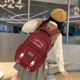 thumbnail image 3 of 1pc Simple Student School Bag, Versatile Casual Backpack, 3 of 5