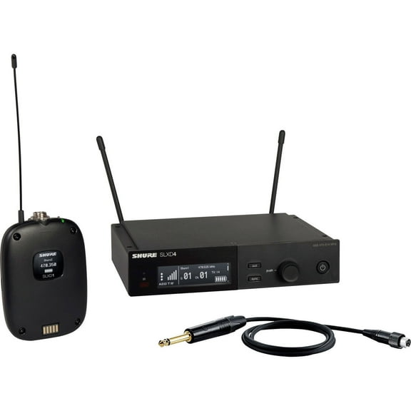 Shure SLXD14 Single-Channel Digital Wireless Instrument System, H55: 514-558MHz