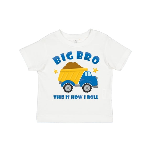 Inktastic Dump Truck Big Bro Boys Toddler T-Shirt