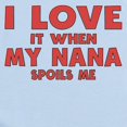 thumbnail image 2 of CafePress - I Love It When My Nana Spoils Me Body Suit - Baby Light Bodysuit, 2 of 4