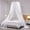 Dome-white/White, variant on Double Layer Princess Round Dome Canopy Bed Curtain for Girls Adults,Children Dreamy Mosquito Net,Cute Bedroom Decoration Castle Play Tent Reading Nook Canopies (Dome-Green/White)