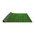 thumbnail image 2 of Ahgly Company Indoor Square Abstract Green Modern Area Rugs, 3' Square, 2 of 4
