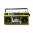 thumbnail image 1 of Radiocasetera QFX Yellow Bluetooth con Conversión a MP3 y Ecualizador de 3 Bandas Am/Fm, 1 of 8