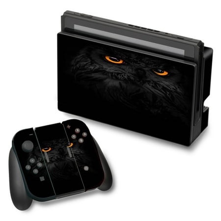 Skins Decals For Nintendo Switch Vinyl Wrap / Owl Eyes In The Dark