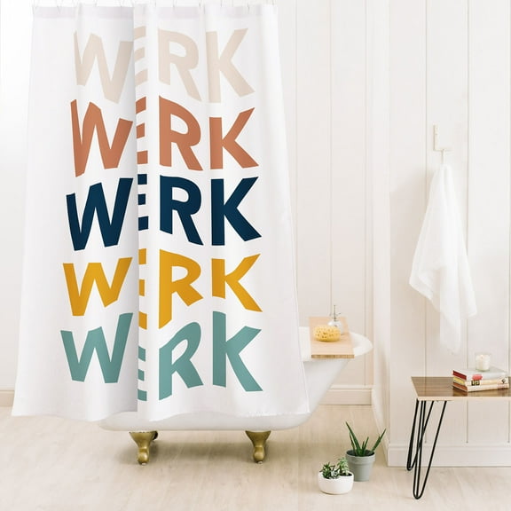 Society6 Rachel Szo You Betta Werk Shower Curtain 71" x 74"