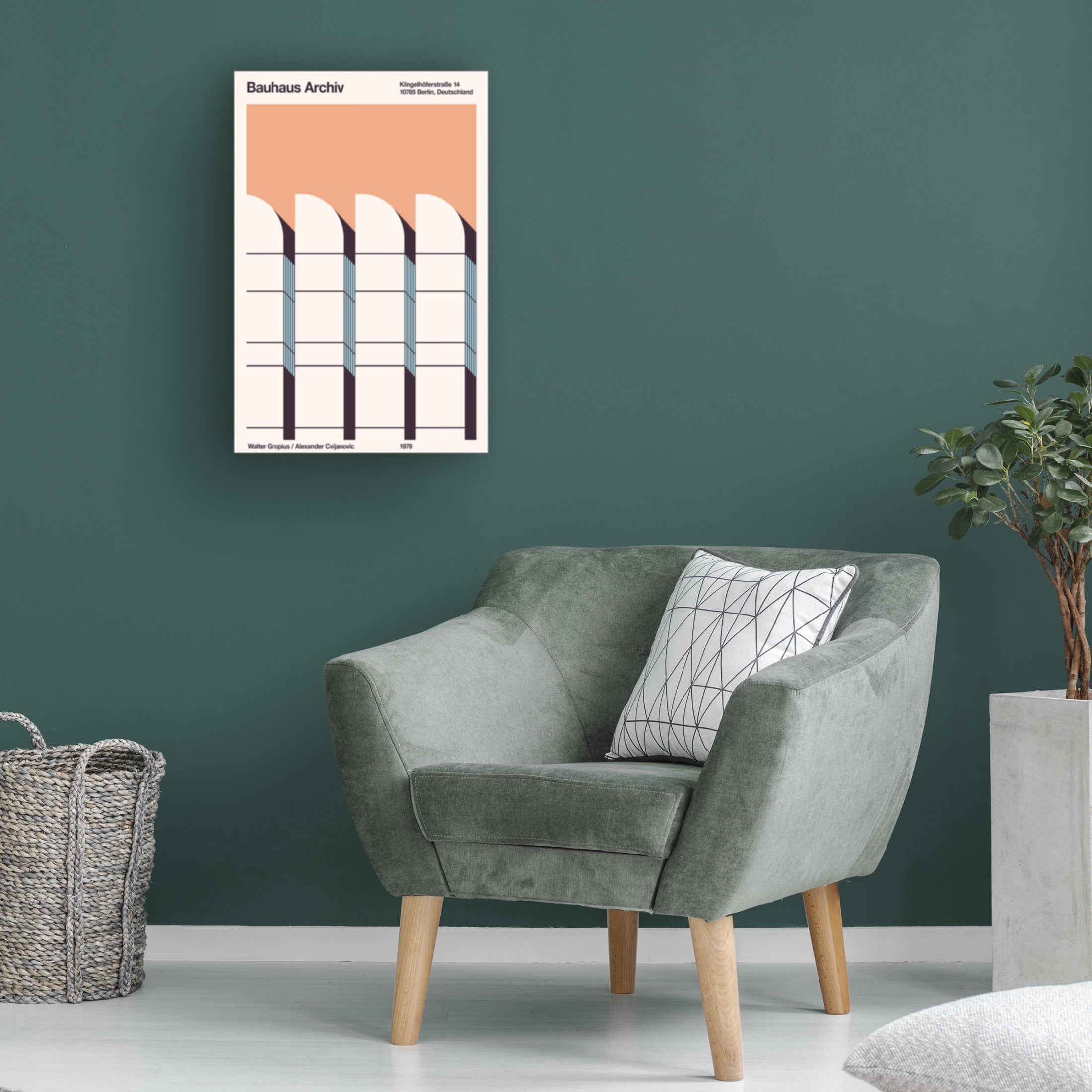 Trademark Fine Art Florent Bodart Bauhaus Archiv Canvas Wall Art