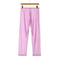 thumbnail image 4 of ZQUUVOU Mesh See Thru Lightweight Sleep Lounge Pants Purple, 4 of 7