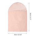 thumbnail image 4 of Unique Bargains 3 Pcs Dustproof Bottom Opening Garment Bag Pink 31.5"x23.62", 4 of 6