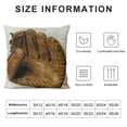 thumbnail image 5 of Qinduosi Vintage Baseball Baseball Glove Linen Throw Pillow Case, Inch Set of  Baseball Decor, Gift for Baseball Lover, Baseball Player Gift, Gift Dad, Son, Husband, Cushion Cover for Sofa Couch Bed, 5 of 5