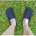 thumbnail image 3 of Roxsoni Men's Comfort Winter House Slippers Non-Slip Memory Foam Indoor Large, Navy, 3 of 5