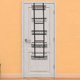 thumbnail image 4 of Estante de almacenamiento colgante para colgar sobre la puerta con 5 cestas y estantes de metal para cocina, baño, despensa y artículos de tocador., 4 of 5