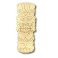 thumbnail image 2 of Unfinished Wood Etched Small Tiki Shape 24" / 1/8", 2 of 2