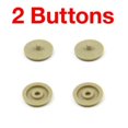 thumbnail image 3 of 20 Pairs Seat Belt Button Buckle Stop - Universal Fit Stopper Kit Beige, 3 of 8