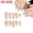 XS, variant on 10Pcs 3D Starfish Shell Press On Nails, Summer Beach Ocean Themed Plastic False Nail Tips, Cute Flower Reusable Full Cover Fake Nails, Durable Nail Art Accessories for Women Daily Manicure,L