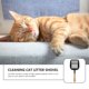 thumbnail image 3 of 1 pala para arena de gatos con mango de madera, práctica pala para limpiar basura de gatos., 3 of 6