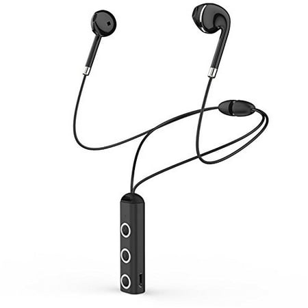 Bluetooth Headphones, Wireless V4.1 Headphones in-Ear Bluetooth Earbuds, Built-in Mic, HD Stereo Sound, Noise Cancelling IPX7 Waterproof Sweatproof Wireless Earbuds for Running and Exercising