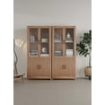 thumbnail image 2 of Manhattan Comfort Jodie Bookcase from Engineered Wood in Maple - Set of 2, 2 of 2