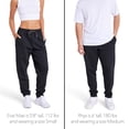 thumbnail image 5 of Rocky Italian Stallion Unisex Jogger Sweatpants with Pockets for Men and Women, Black, Small, 5 of 6
