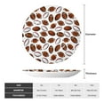 thumbnail image 2 of Yiaed Football Print Bone China Decorative Plate Ceramic Dinner Plates Art Crafts with Display Stand-10in, 2 of 6