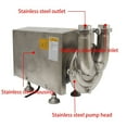 thumbnail image 3 of PreAsion Electric Self Priming Return Pump Sanitary Food Grade Self Suction Returning Pump 110V, 3 of 22