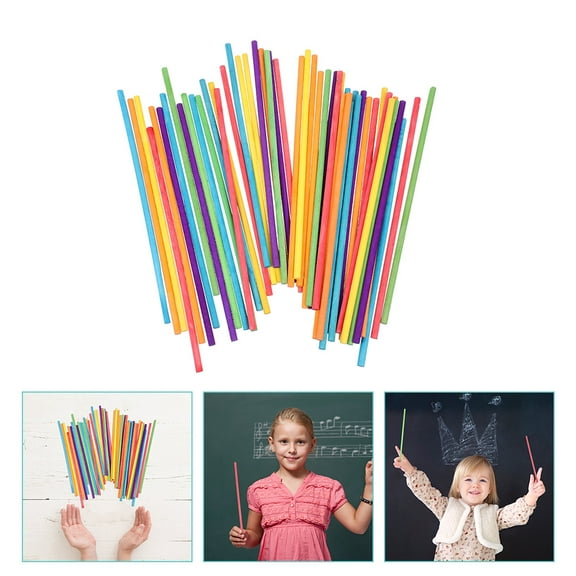 Masteelf Colored Rhythm Sticks for Kids Musical Toys with HighQuality Synthetic Material 50 Pcs