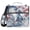 White Horse American Flag, variant on Haosy 3 Ring Zipper Binder with Shoulder Strap Waterproof Trapper Keeper 2 Inch D-Ring 500 Sheets Capacity, White Cat with American Flag